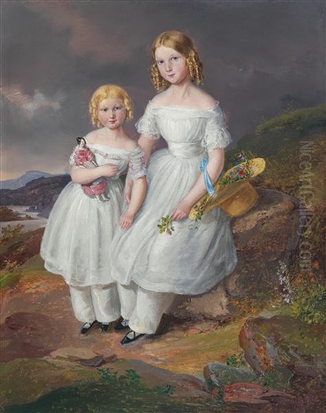 Portrait Of Franziska Countess Kolowrat-krakowsky And Seraphine Countess Kolowrat Krakowsky - view 1