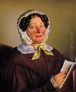 Portret Pani Aloisie Taschkove, Rozene Doudlebske Ze Sternecku by Manes, Josef