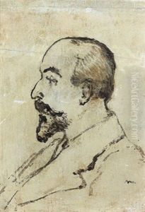 Esquisse Pour Le Portrait D'un Inconnu by Edouard Manet