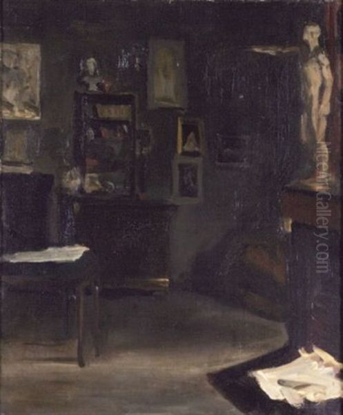 Un Interieur, Chez Manet (atelier Des Kunstlers In Der Rue De St.petersbourg) - view 1