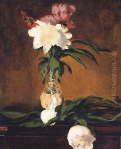Pivoines Dans Une Bouteille by Edouard Manet