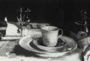 Nature Morte A La Tasse De Cafe by Edouard Manet