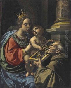 The Madonna And Child With San Bernardino