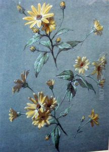 Study Of Flowers by Antoine Berjon