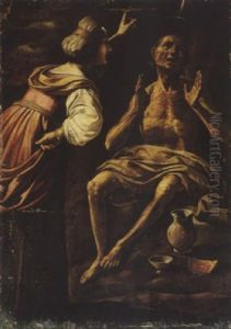 Job Scolded By His Wife