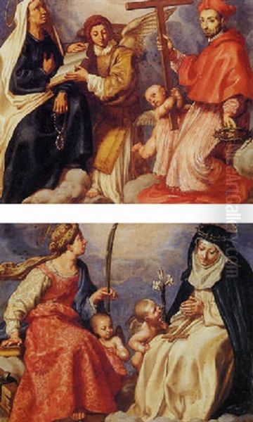 Saints Catherine Of Alexandria And Catherine Of Siena - view 1