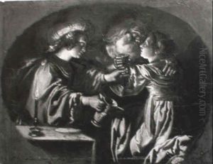 Loth E Le Figlie by Rutilio Manetti