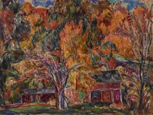 Autumn In Connecticut by Abram Anshelevich Manevich