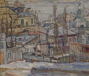 View Of Kiev by Abram Anshelevich Manevich