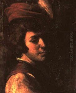 Young Boy In A Feathered Hat
