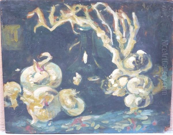 Nature Morte Aux Oignons Et Ail - view 1