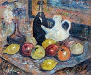 Fruits, Carafe Et Bouteille