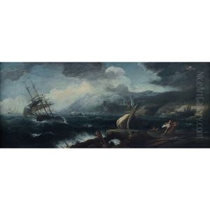 Mer Par Gros Temps by Adrien Manglard