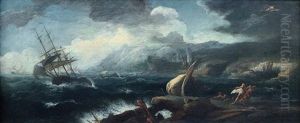 Mer Par Gros Temps by Adrien Manglard