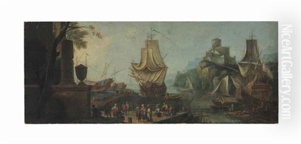 A Harbor Scene - view 1