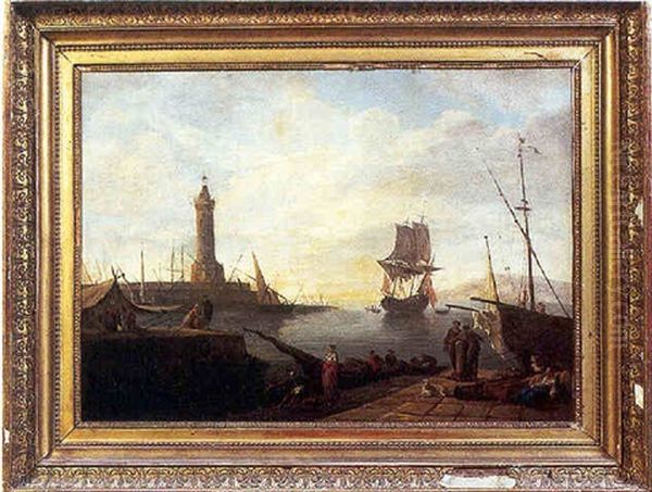 Navire Abordant Un Port Mediterraneen - view 1