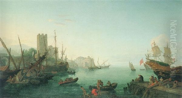 A Mediterranean Harbor - view 1