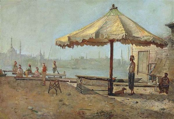 Along The Golden Horn, Constantinople - view 1