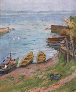 Bielersee by Burkhard Mangold