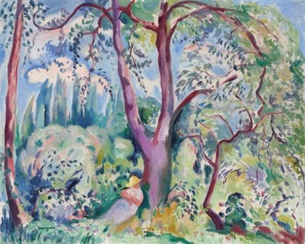 Esquisse Pour Le Paysage De Reve A Colombier - view 1