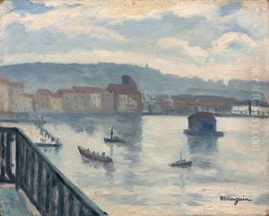 Le Balcon Et La Rade De Toulon by Henri Charles Manguin