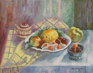 Pommes, Citrons Et Physalis Pommes, Citrons Et Physalis