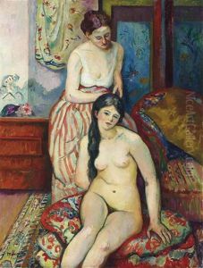 La Coiffure by Henri Charles Manguin