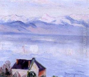 Le Lac Leman, A Morges by Henri Charles Manguin