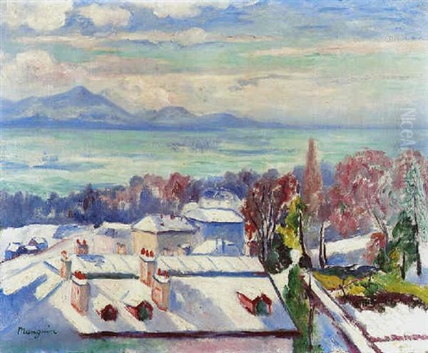 Lausanne Sous La Neige - view 1