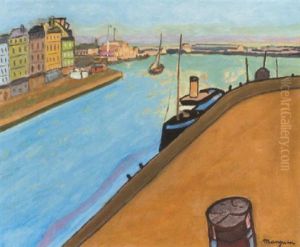 Vue D'un Port by Henri Charles Manguin