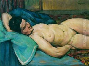 Reclining Nude by Henri Charles Manguin