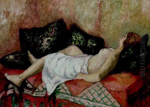 Femme Sur Un Sofa - view 1