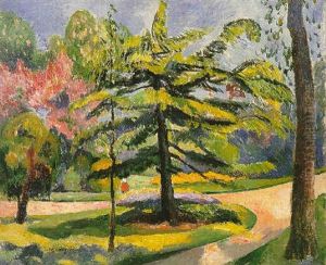 Un Sapin Au Bois De Boulogne by Henri Charles Manguin