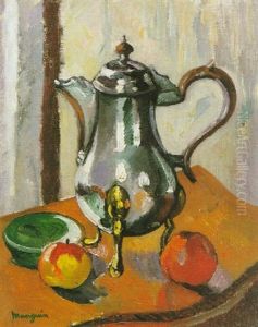 Cafetiere Tripode Et Pommes