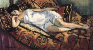 Demi-nu Etendu Sur Un Sofa, 1906 Demi-nu Etendu Sur Un Sofa, 1906