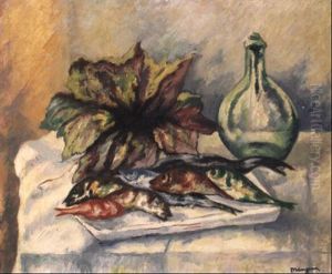 Chou Rouge Et Poissons by Henri Charles Manguin