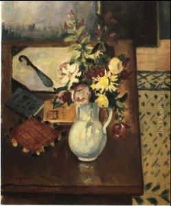 Coin De Table , Fleurs Roses Coin De Table , Fleurs Roses