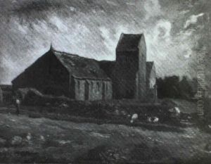 L'eglise De Greville by Henri Charles Manguin
