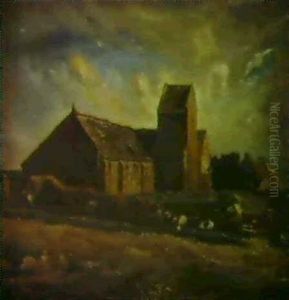 L'eglise De Greville by Henri Charles Manguin