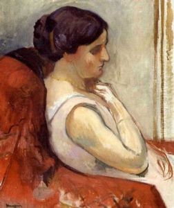 Jeanne De Profil by Henri Charles Manguin