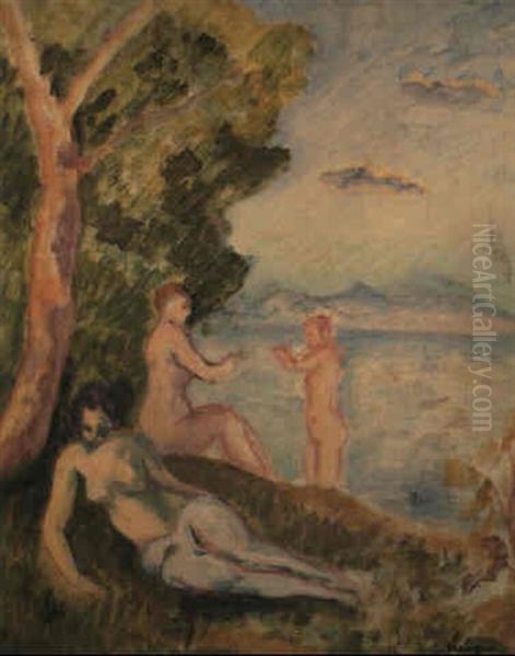 Trois Baigneuses - view 1
