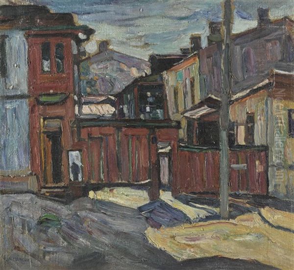 Winter. Courtyard In Sovskaya Street, Kiev - view 1