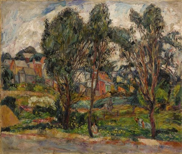 Townscape With Trees - view 1
