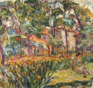 Summer In The Garden by Abraham Manievich