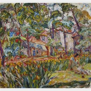 In A Summer Garden by Abraham Manievich