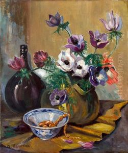 Still-life With Flowers by Abraham Manievich