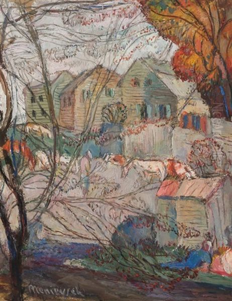 Houses In Autumn - view 1