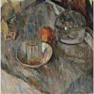 Still-life With Glass by Abraham Manievich