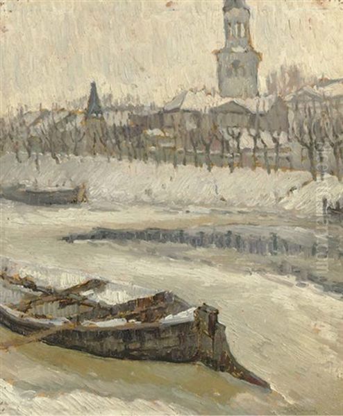 Early Spring. The Breaking Of The Ice - view 1