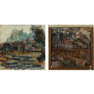 Landscape (dbl-sided) by Abraham Manievich
